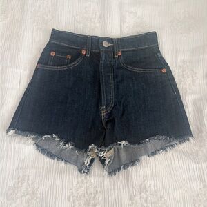 Zara Dark Wash Denim Jean Shorts Size 0